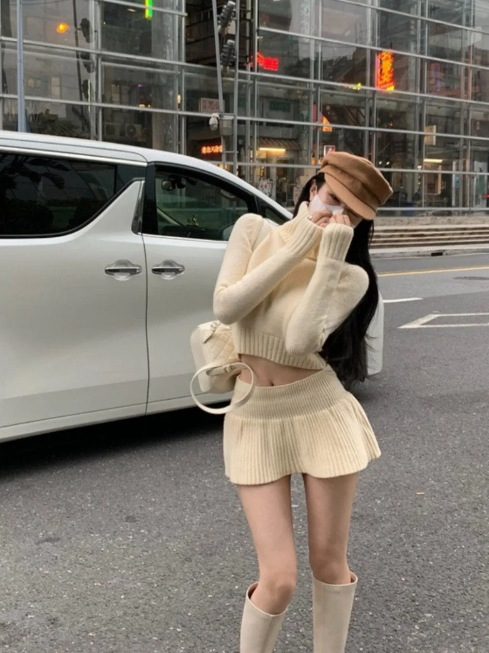 Lydia Knit Sweater & Skirt Set