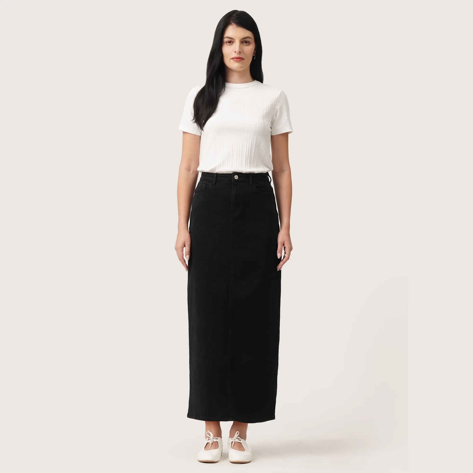 Midi Pencil Skirt