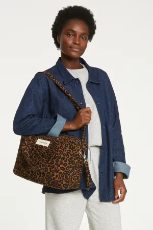 Mini Darcy the anti diaper bag - Recycled cotton Leopard