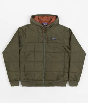 Patagonia Box Quilted Hooded Jacket - Basin Green