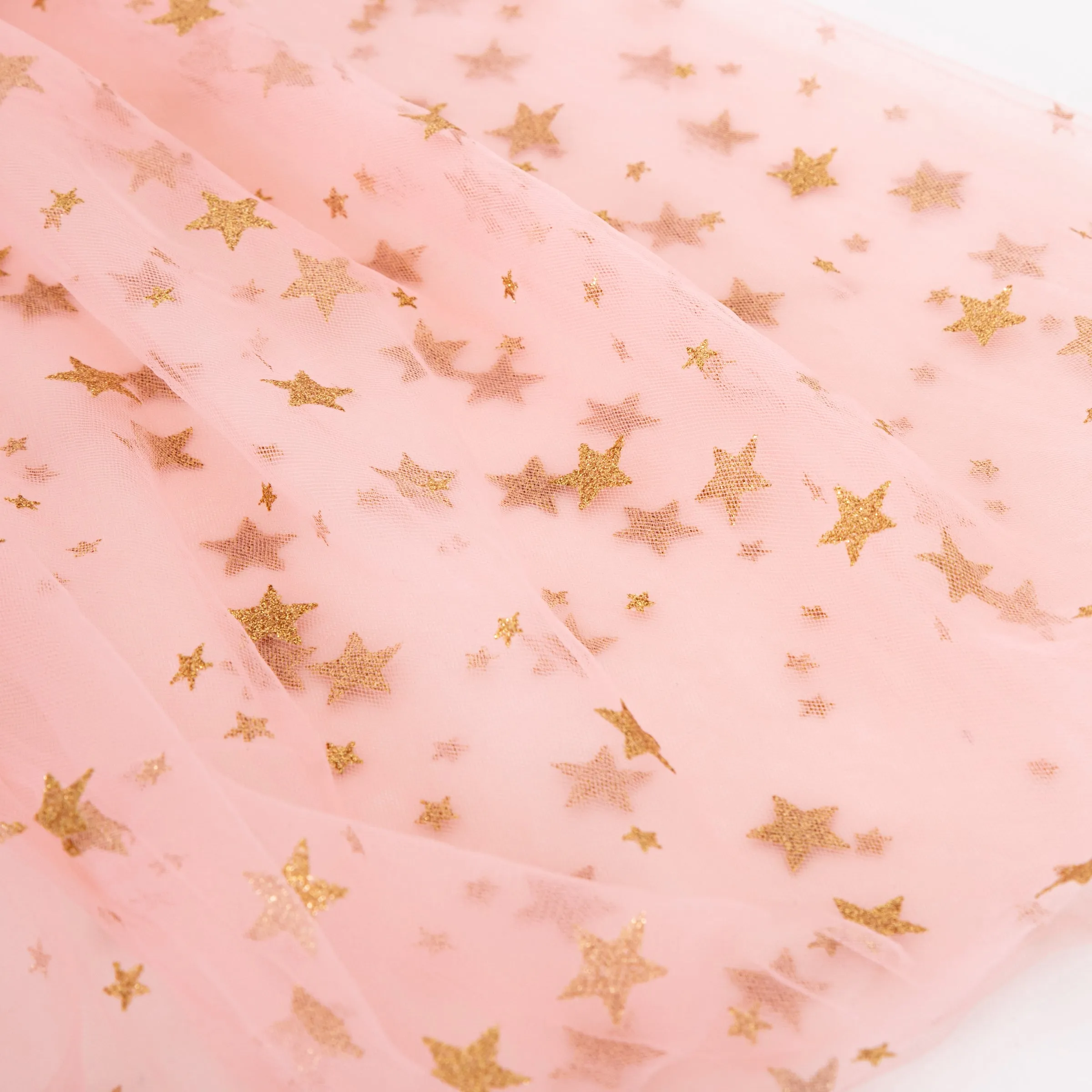 Pink Tulle Star Cape