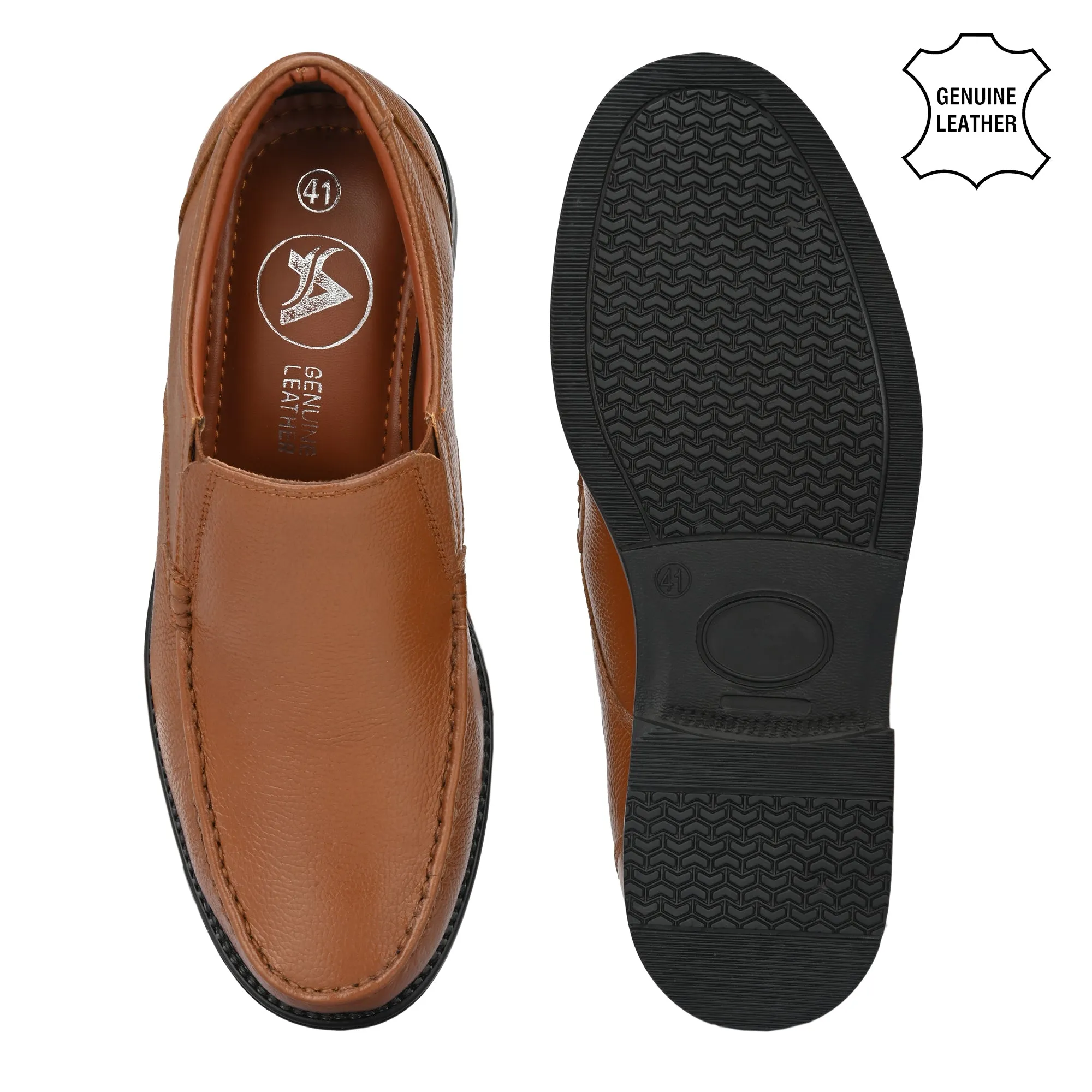 Posh Trumock Full Grain Leather Slip Ons