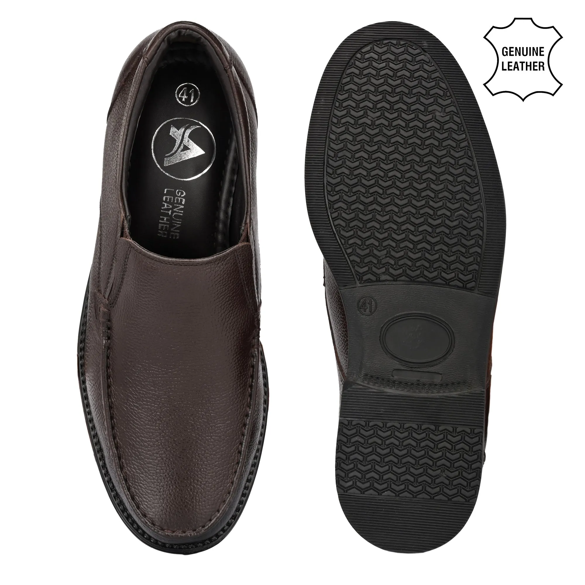 Posh Trumock Full Grain Leather Slip Ons