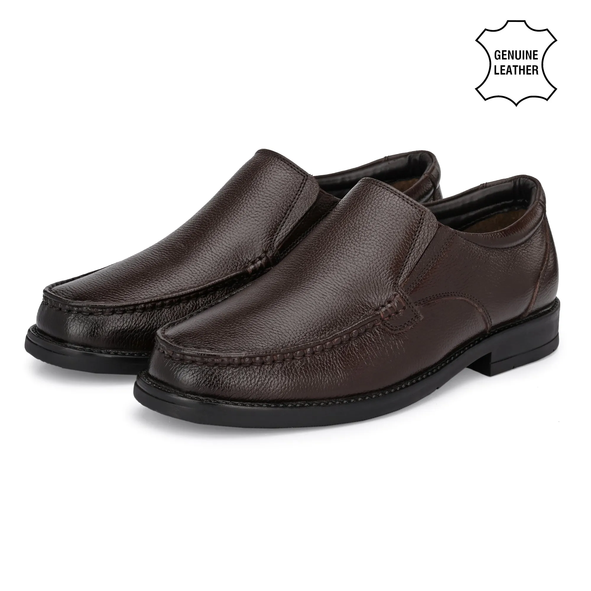 Posh Trumock Full Grain Leather Slip Ons
