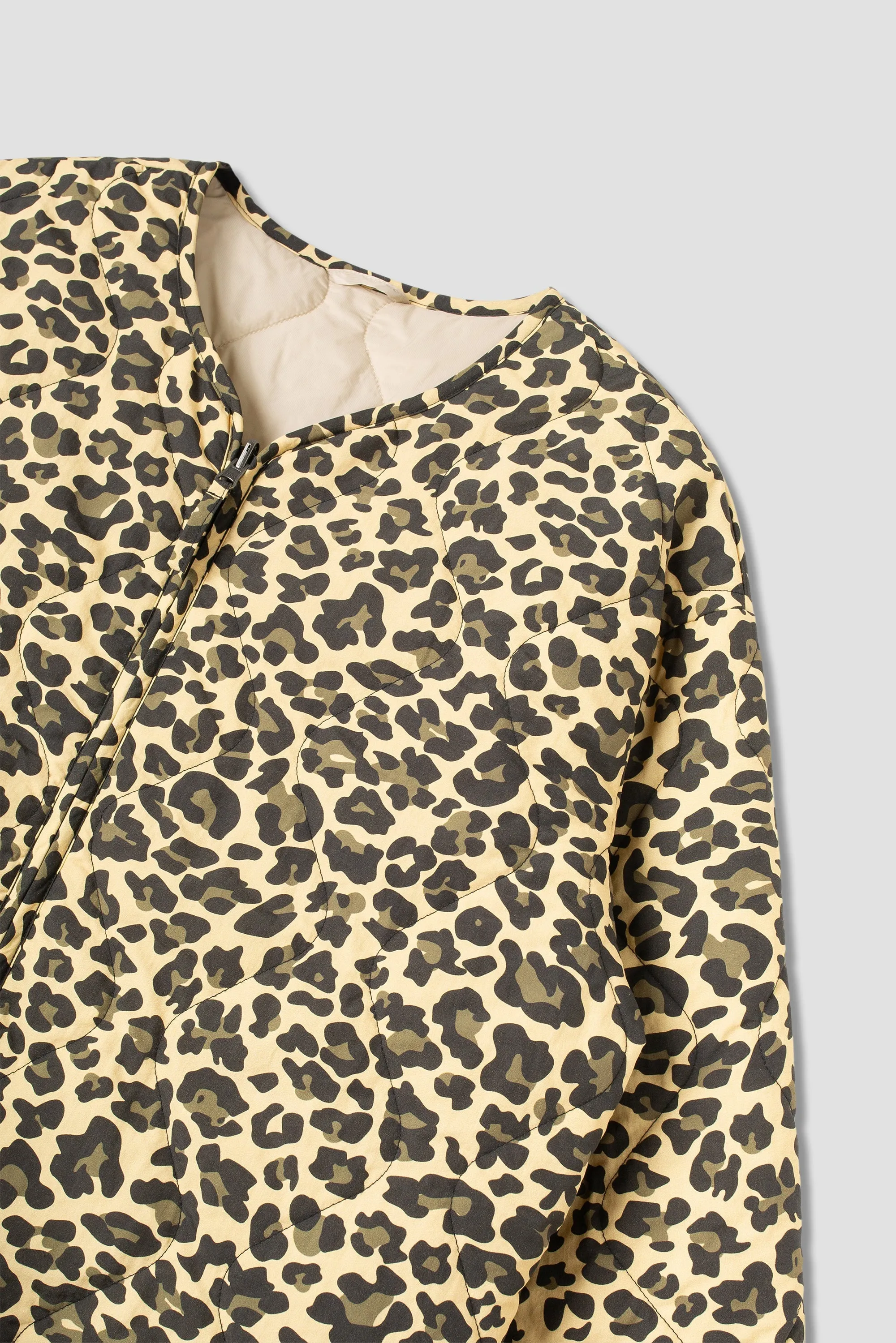 Quilted Liner Jacket (Leopard Camo)