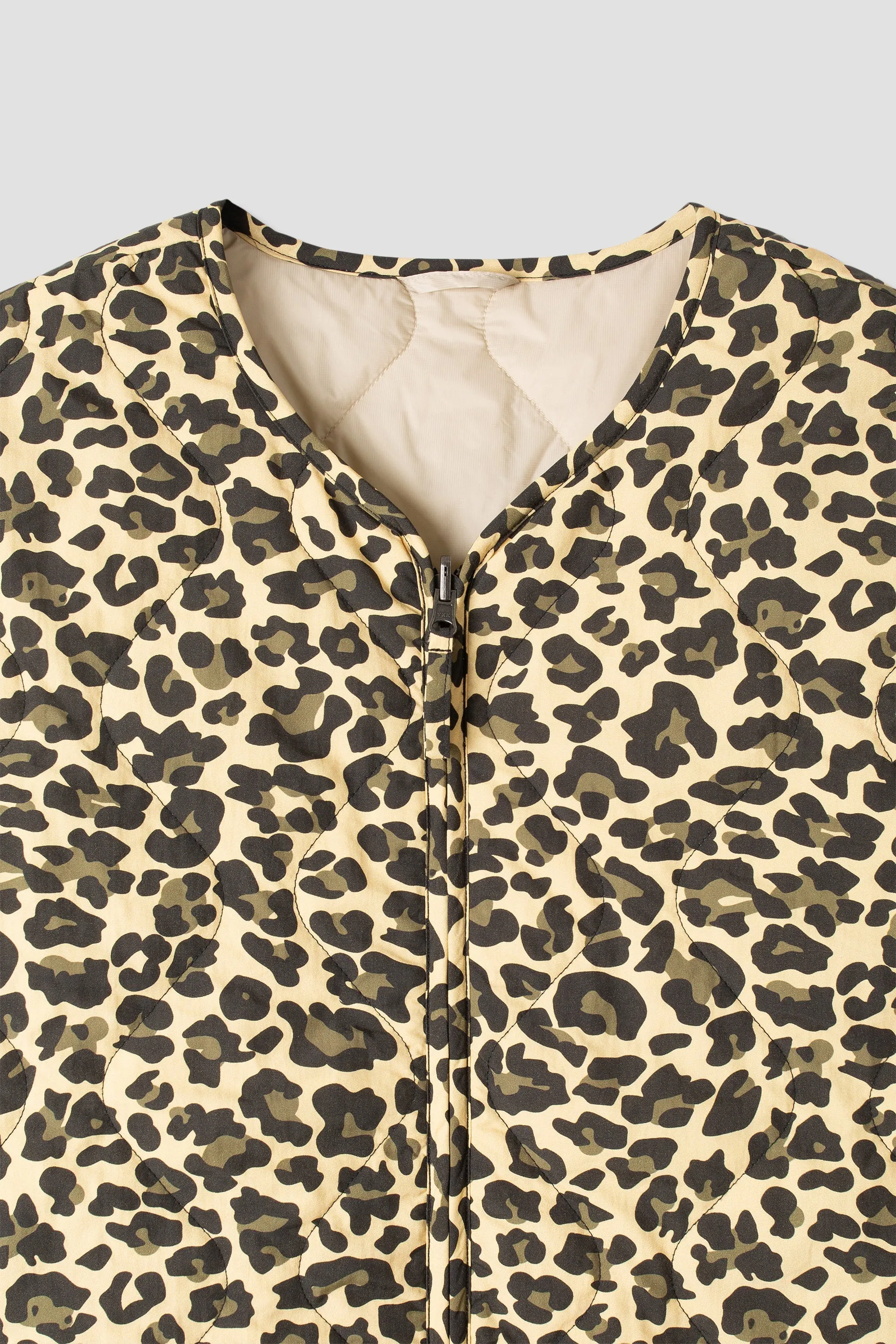 Quilted Liner Jacket (Leopard Camo)