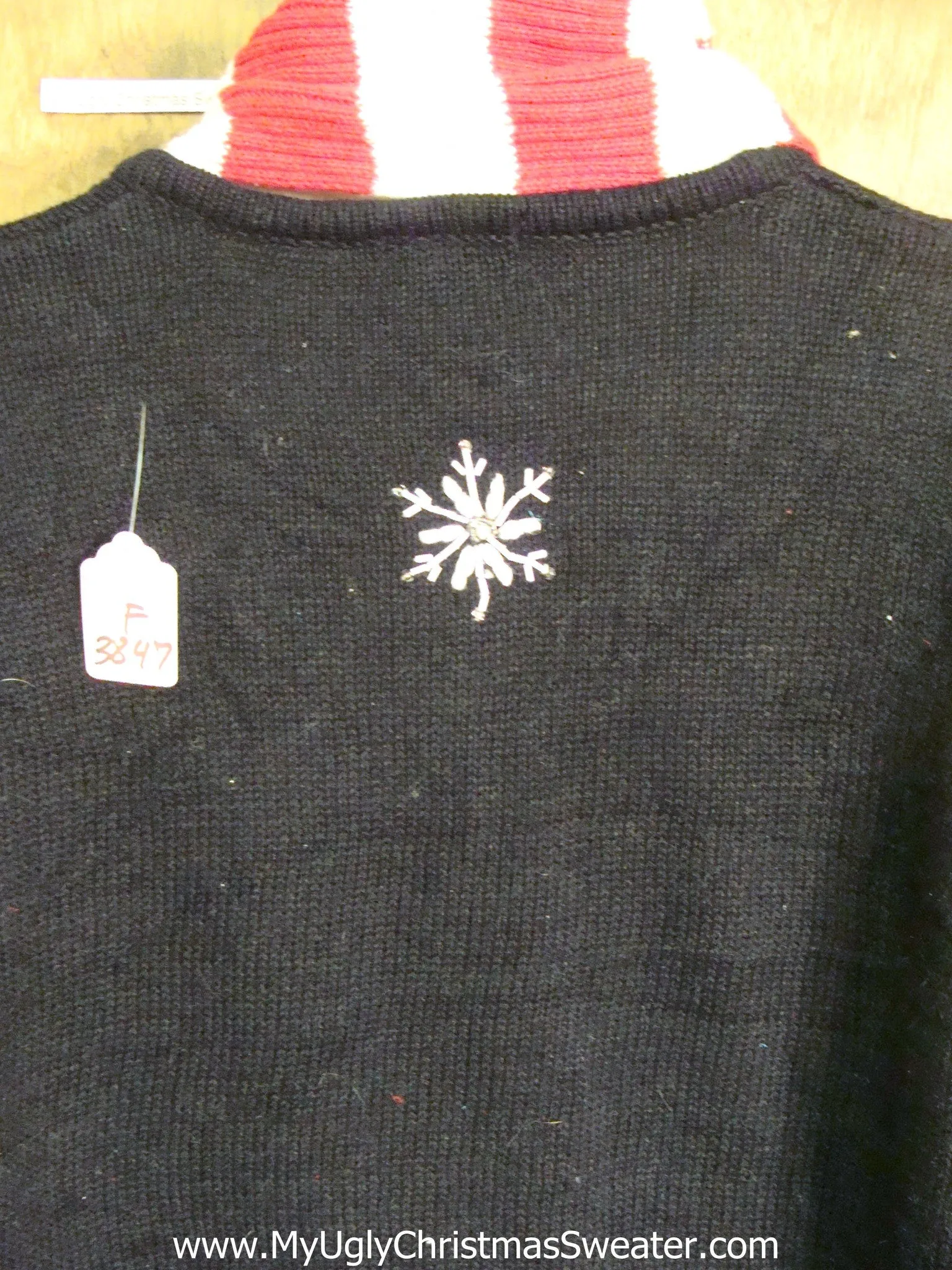 Real Scarf with Fringe and the Ugliest Christmas Sweater