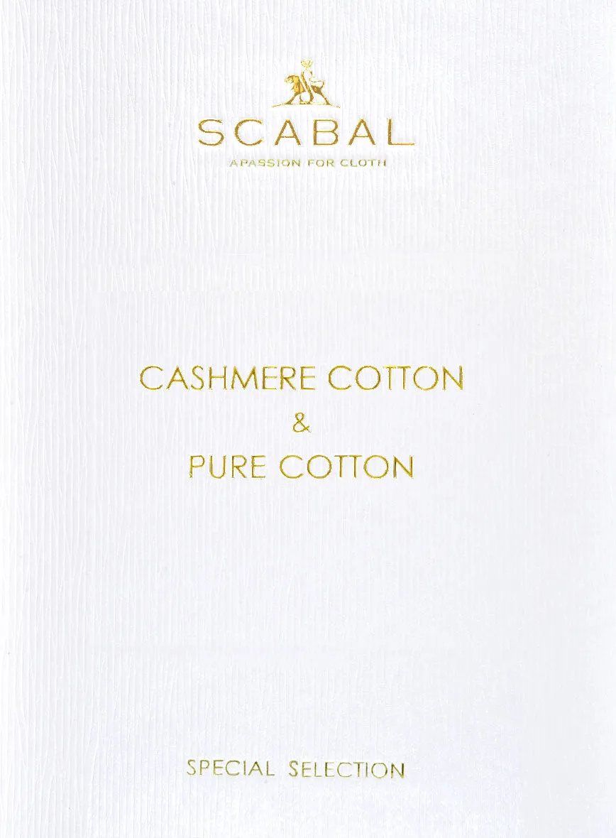 Scabal Maroon Cotton Stretch Pants
