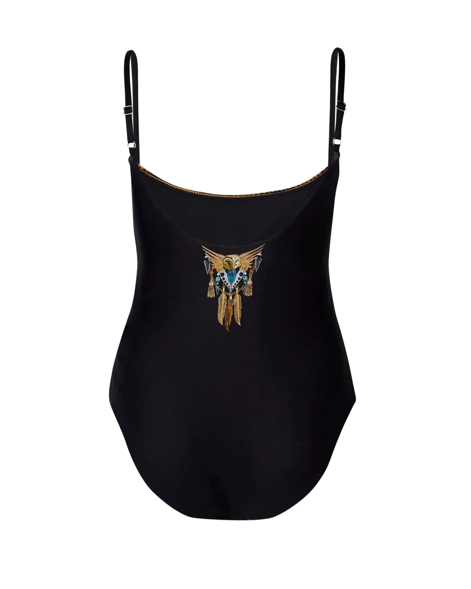 Sharmila Scoop Neck One Piece | BLACK