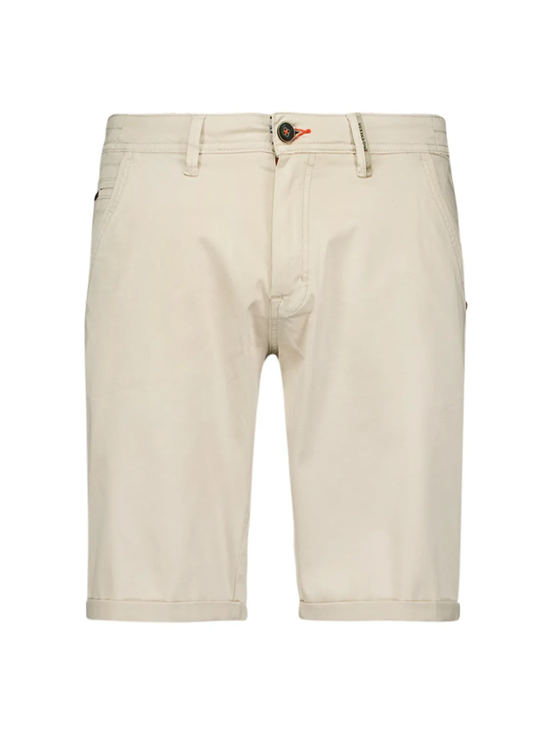 Short Chino Garment Dyed Twill Stretch | Cement