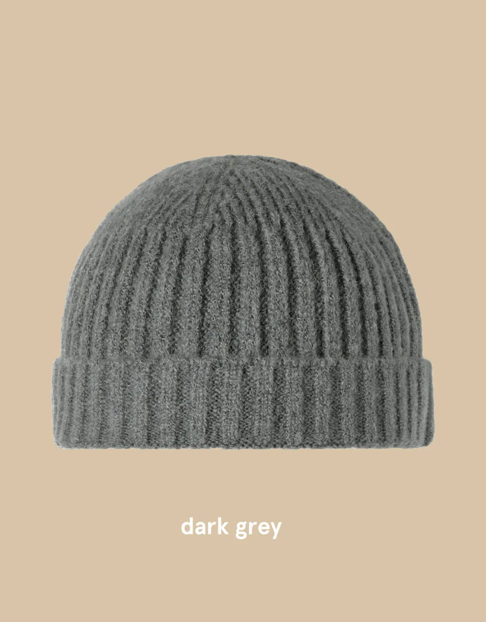 short ribbed beanie