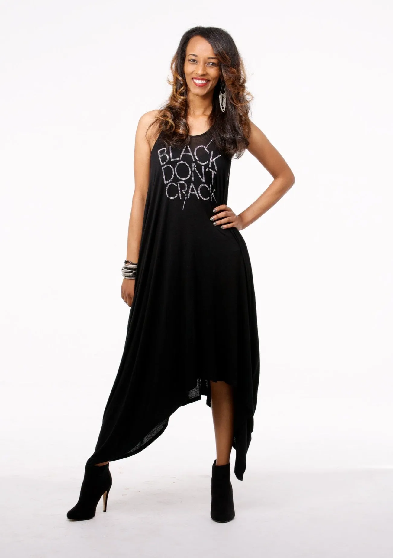 Silver Bling Tank Dress
