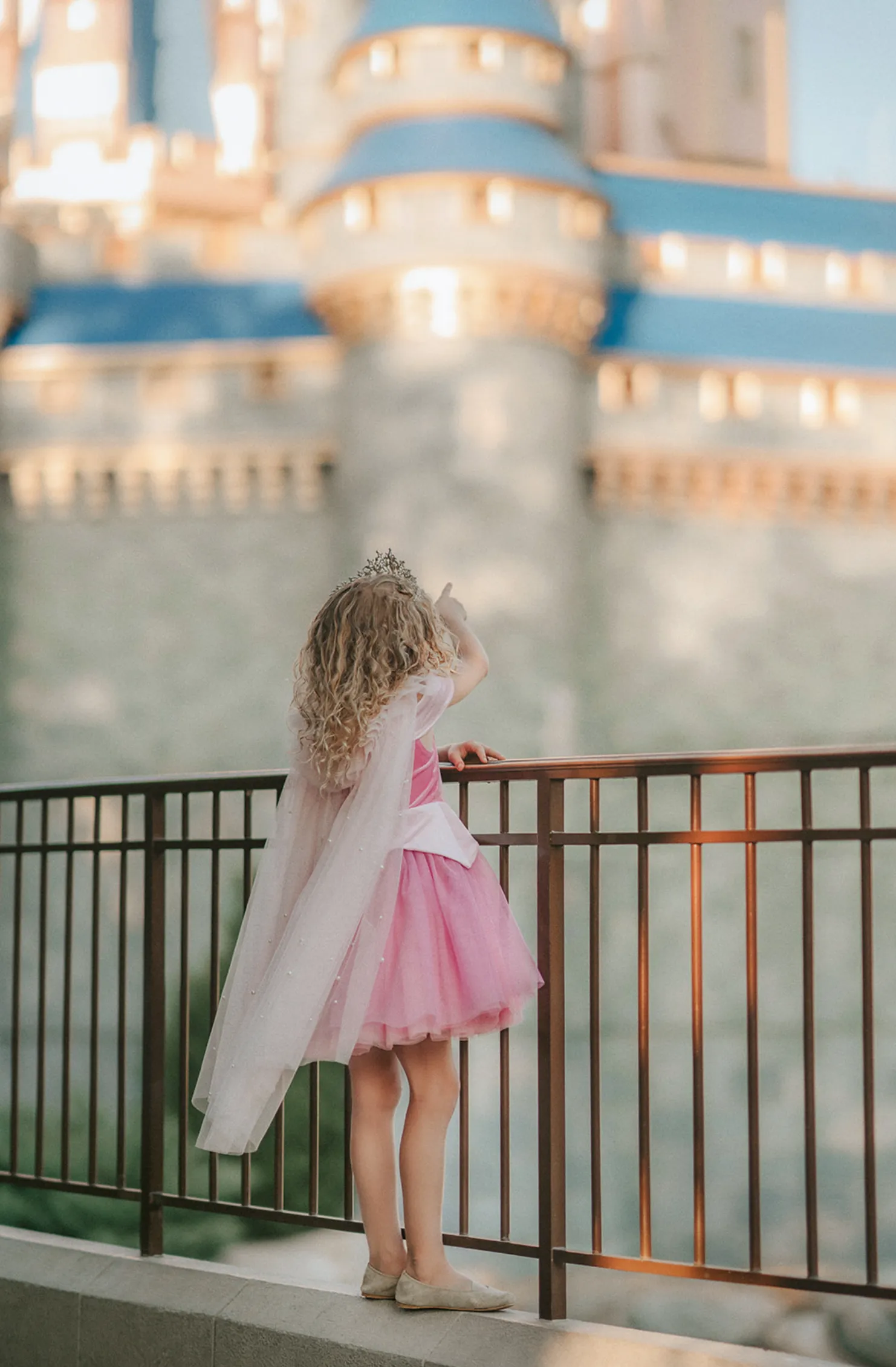 Sleeping Beauty Pearl Accent Princess Cape