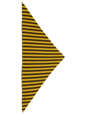 Striped Triangle Neckerchief Military & Turmeric