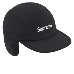 Supreme WINDSTOPPER Earflap Black Camp Cap (FW24)