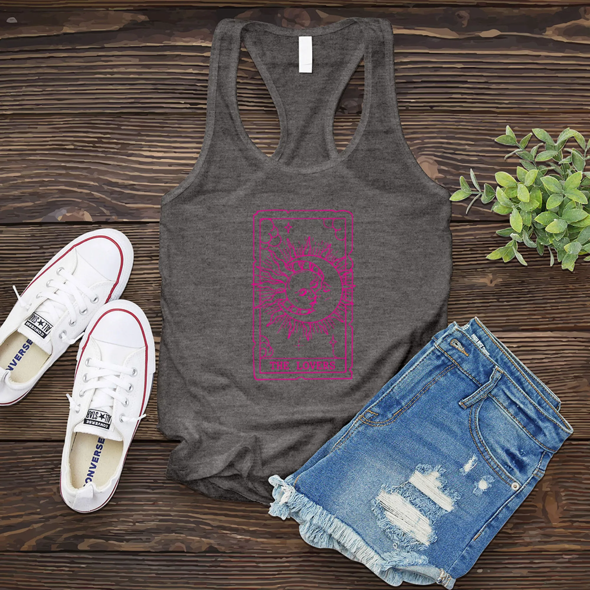 The Lovers Tarot Card Women's Tank Top