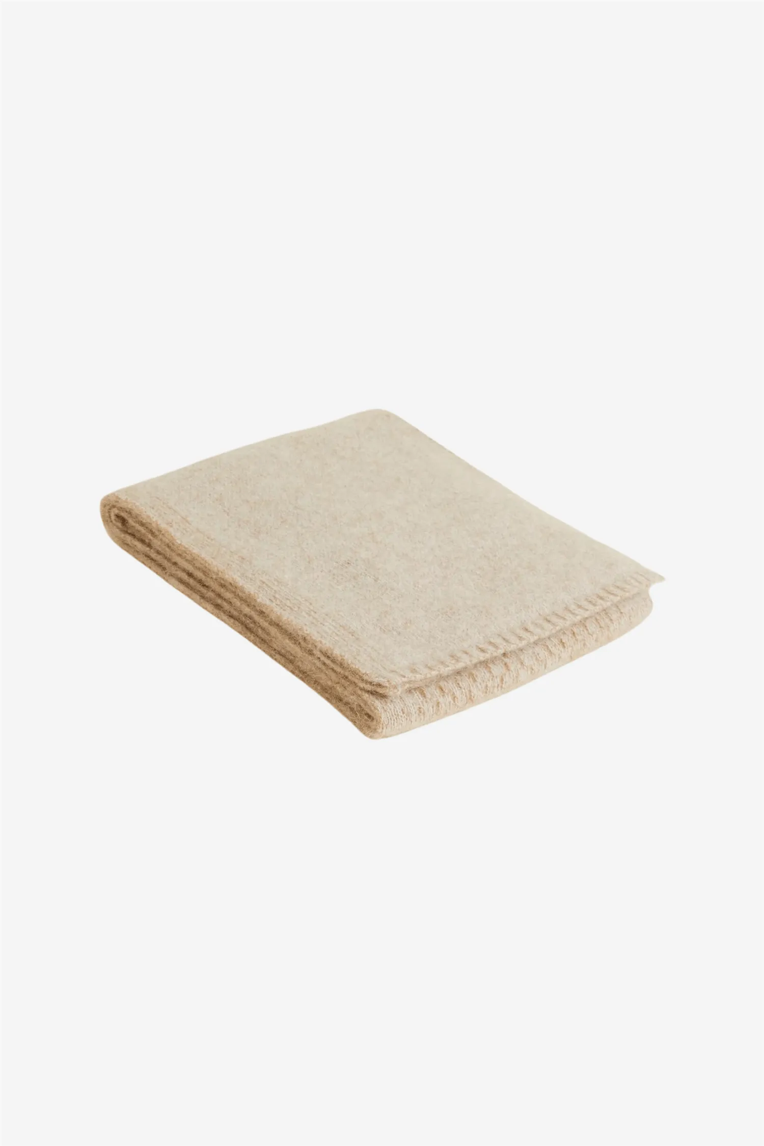 Tine Knit Scarf Sand Mix