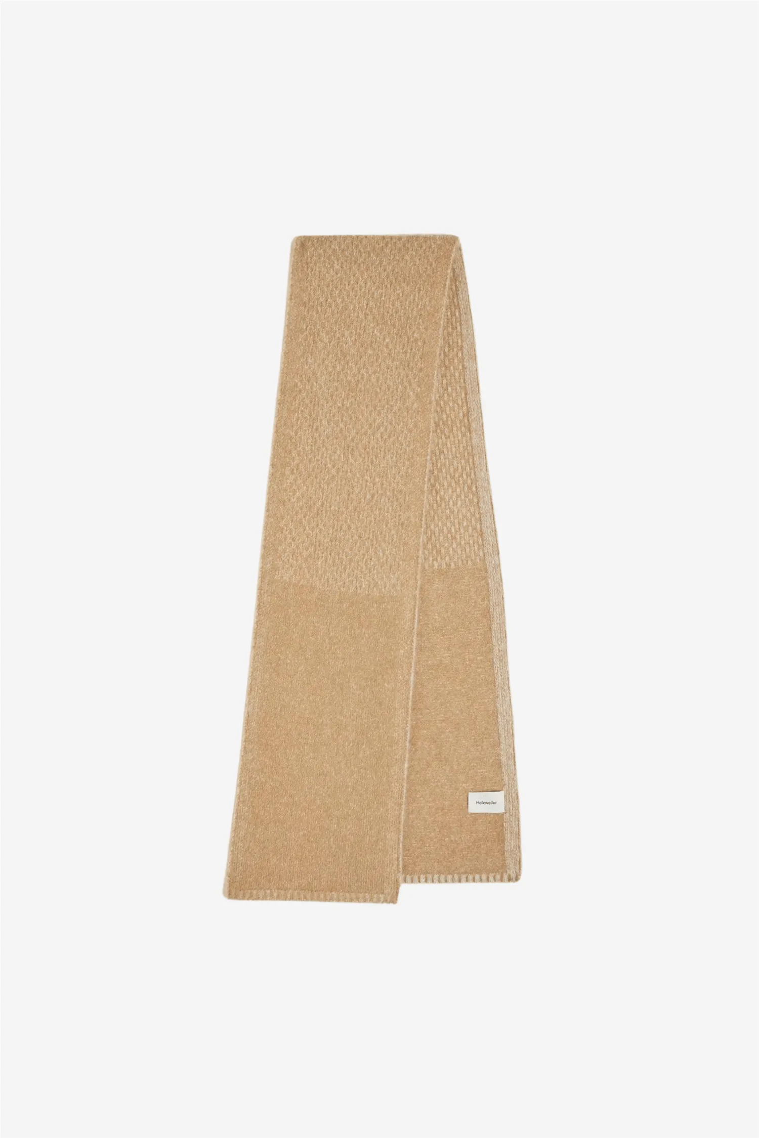 Tine Knit Scarf Sand Mix
