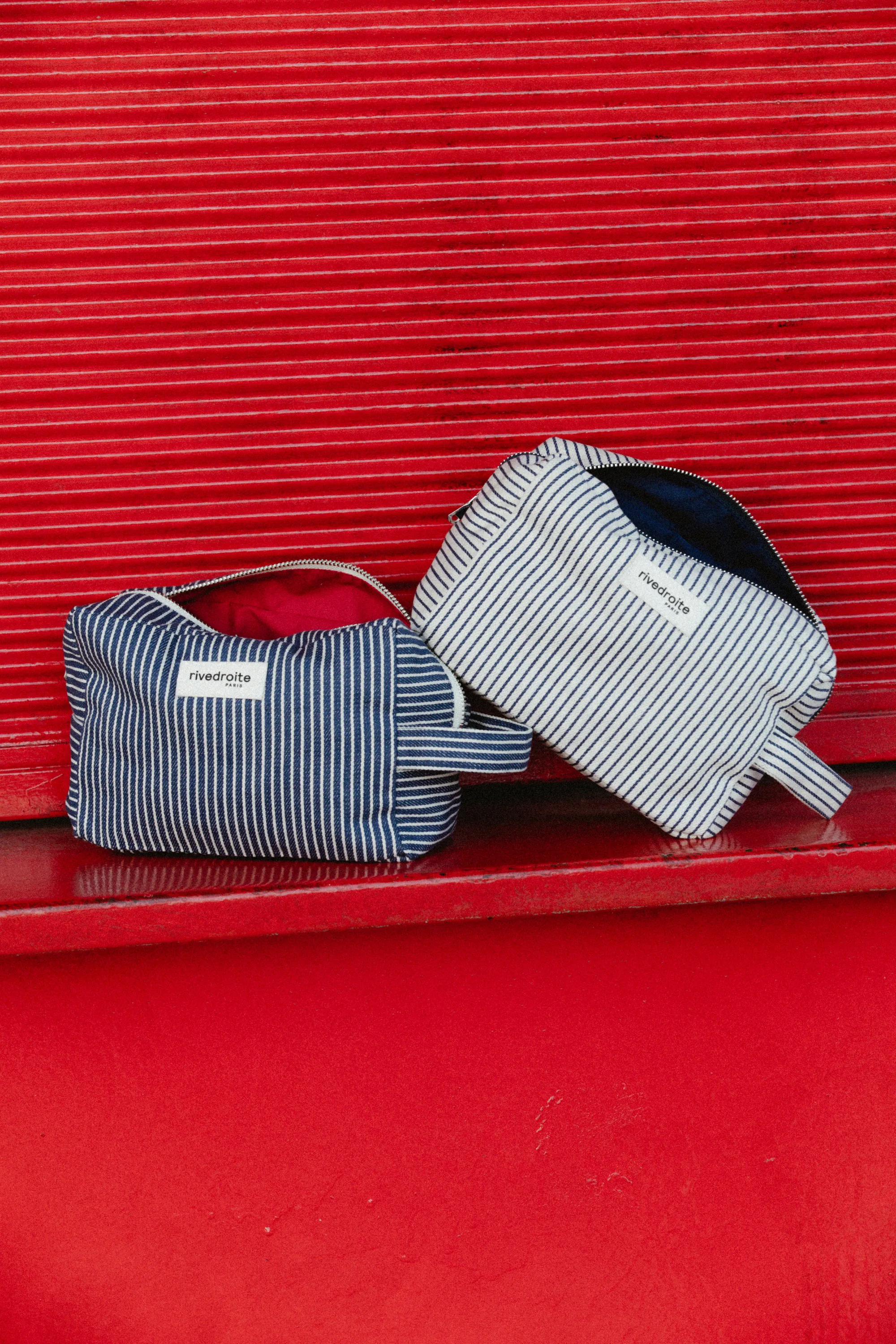 Tournelles the XL pouch - Recycled cotton Écume