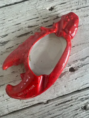 Vintage Cape Cod Lobster Claw Tray