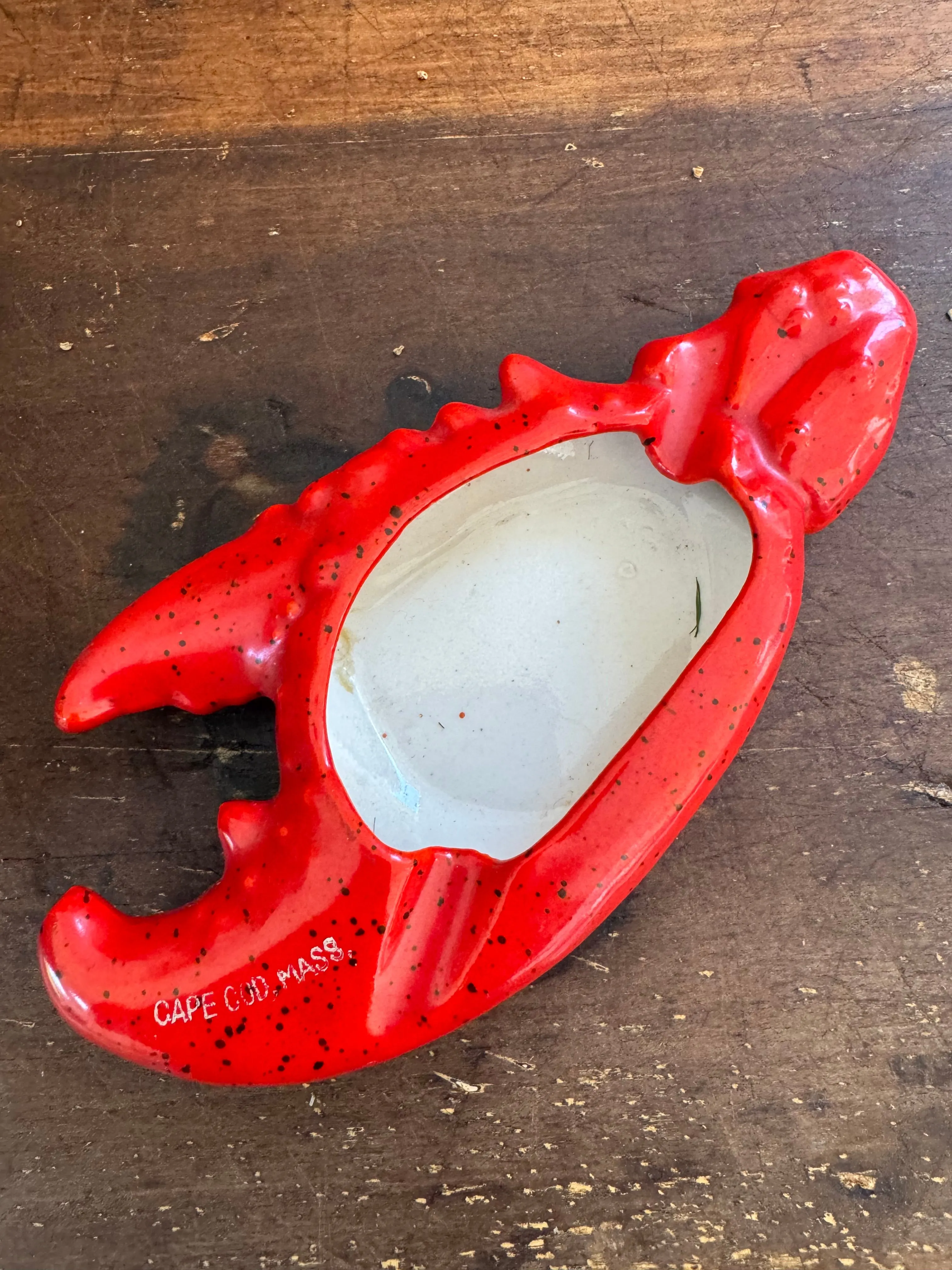 Vintage Cape Cod Lobster Claw Tray