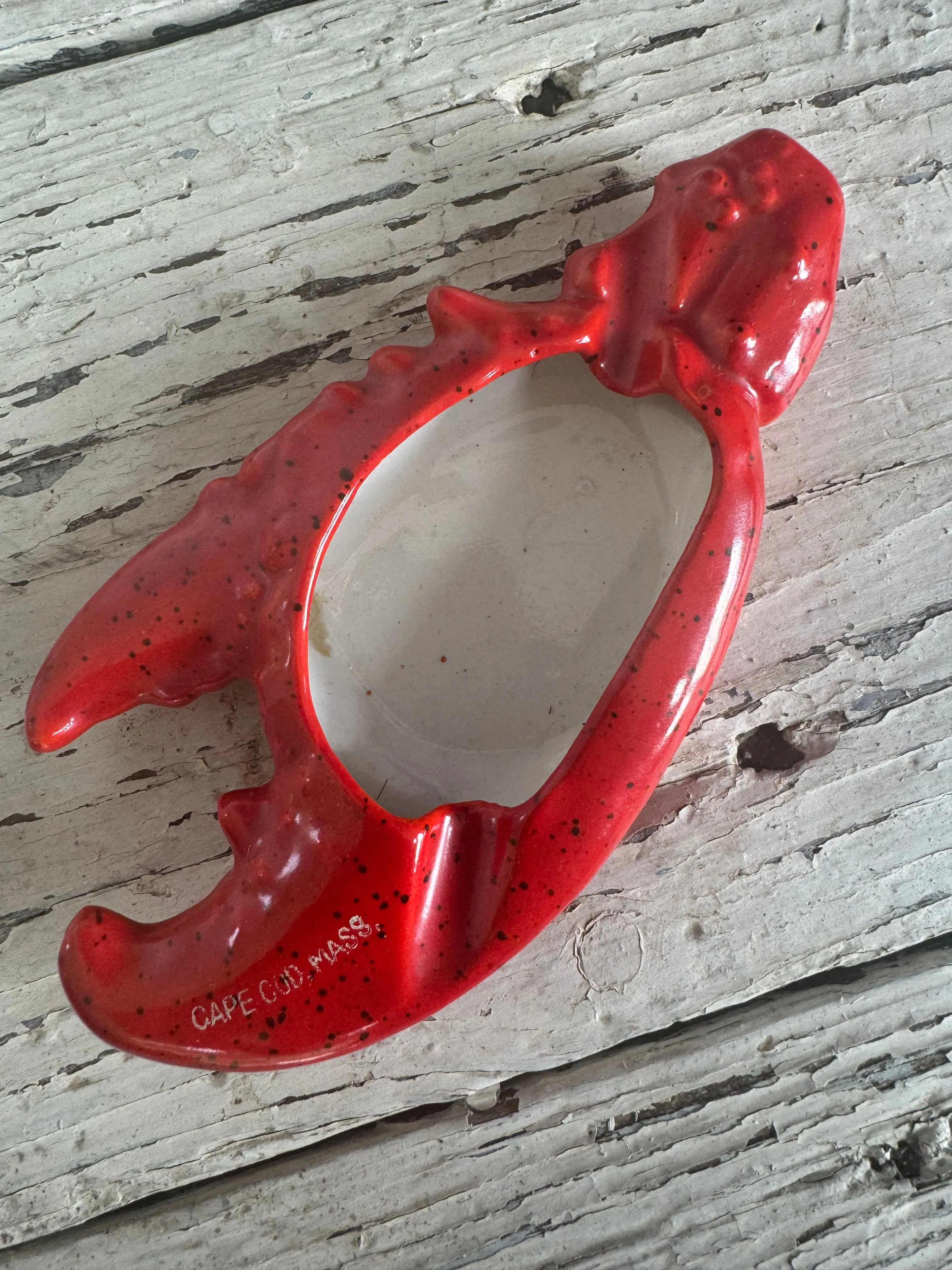 Vintage Cape Cod Lobster Claw Tray