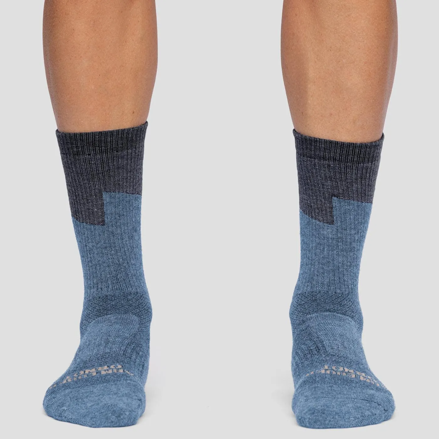 Winter Merino Bolt Sock - Sapphire