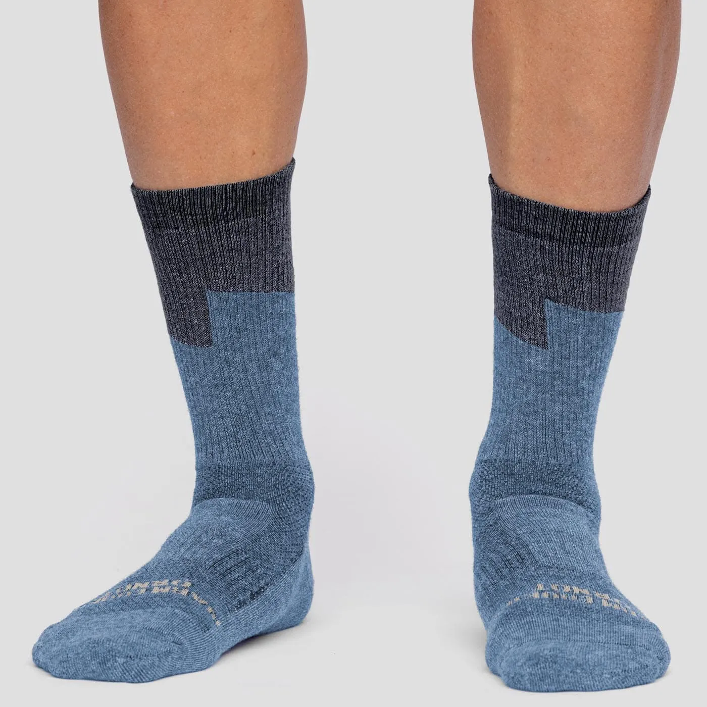 Winter Merino Bolt Sock - Sapphire
