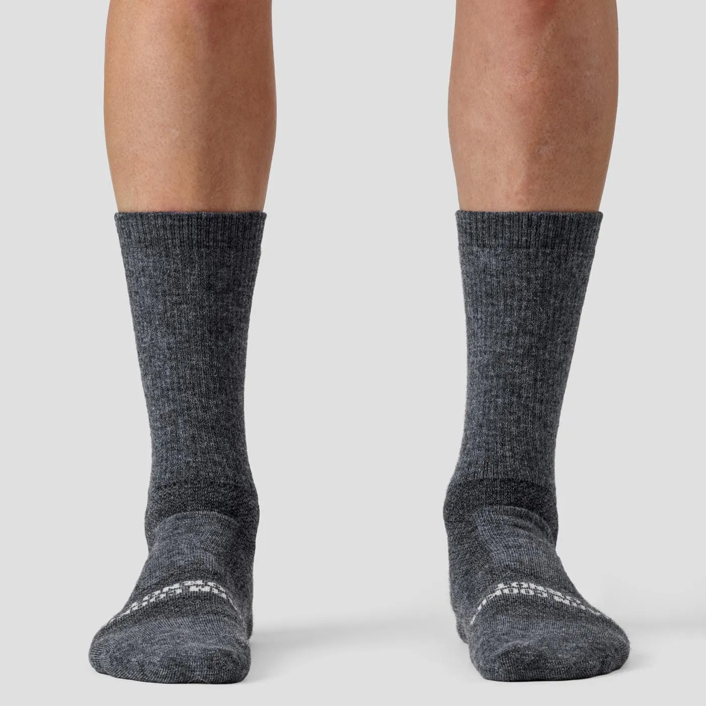 Winter Merino Max Sock - Charcoal