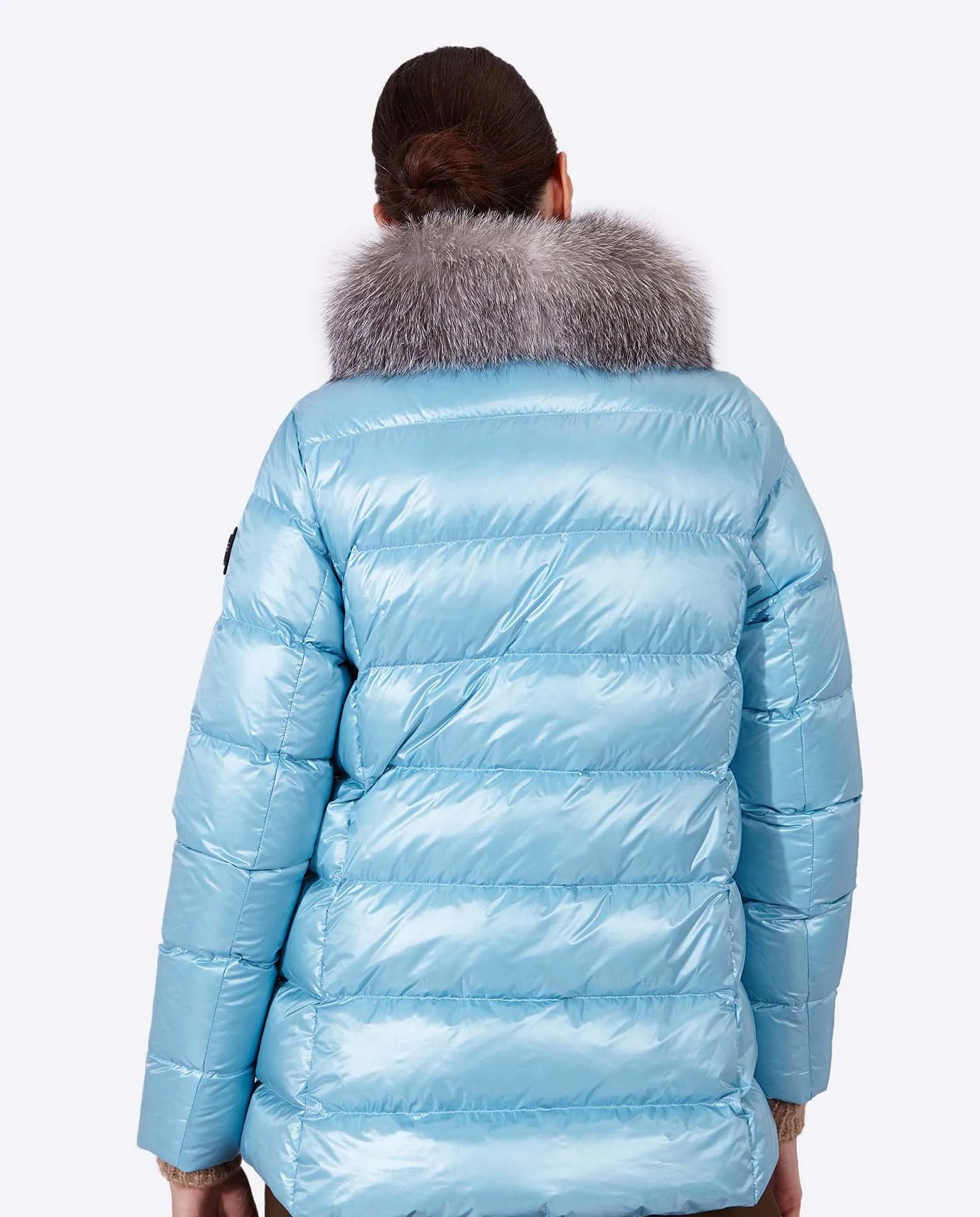 Women's down jacket KARINA-I CRYSTAL BLUE