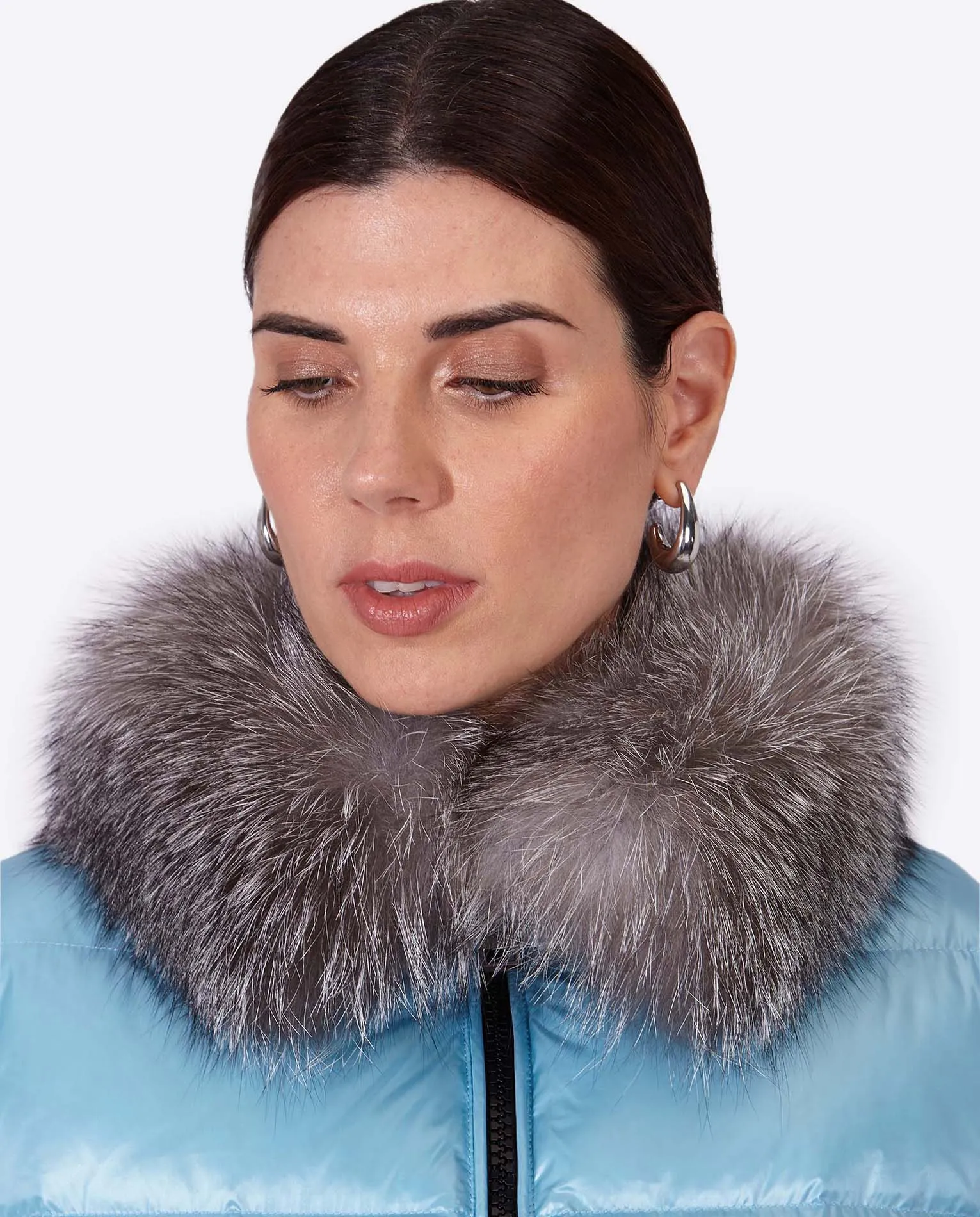 Women's down jacket KARINA-I CRYSTAL BLUE