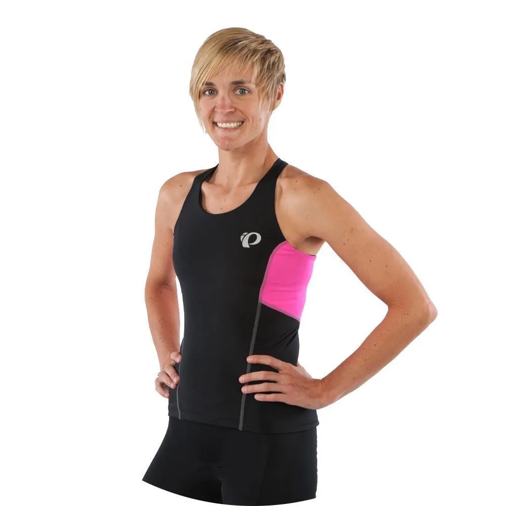 Women's SELECT Road Bike Tank - Black/Pink