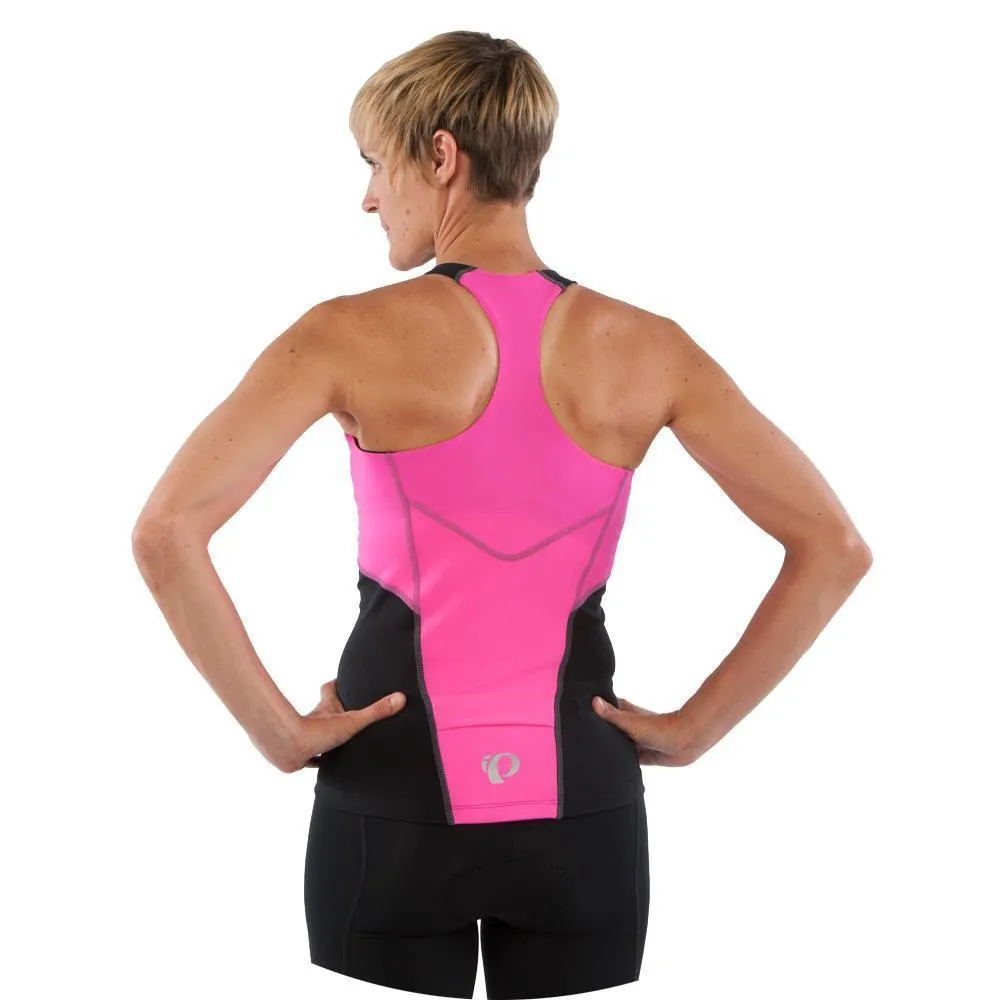 Women's SELECT Road Bike Tank - Black/Pink