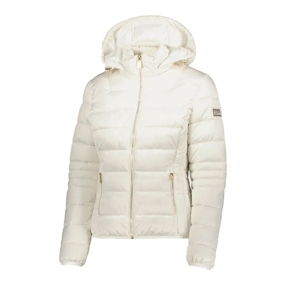 Yes Zee White Polyester Women Jacket